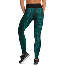 Load image into Gallery viewer, Leopard High Waisted Leggings (Teal)
